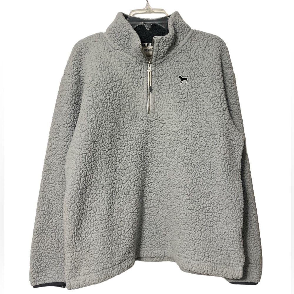 Victoria’s Secret PINK Sherpa pullover—medium‎